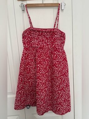 Jessica Simpson Red Floral Mini Dress - Perfect for Summer✨